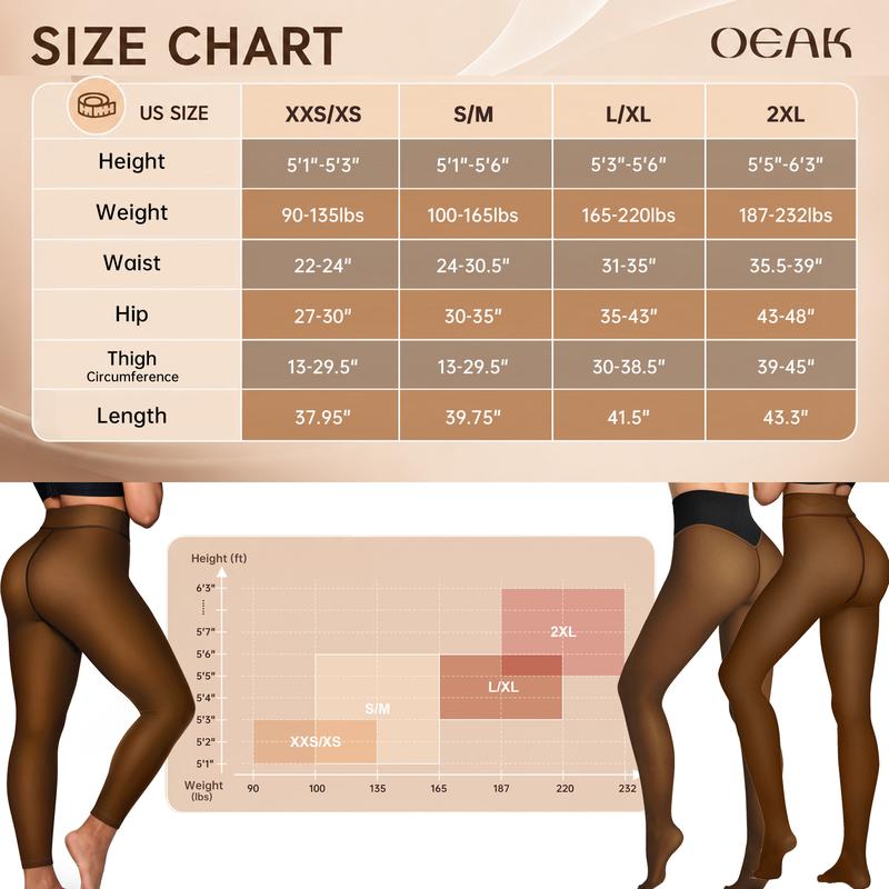 Sheerline Fleece Tights