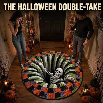 Halloween Vortex illusion Rug