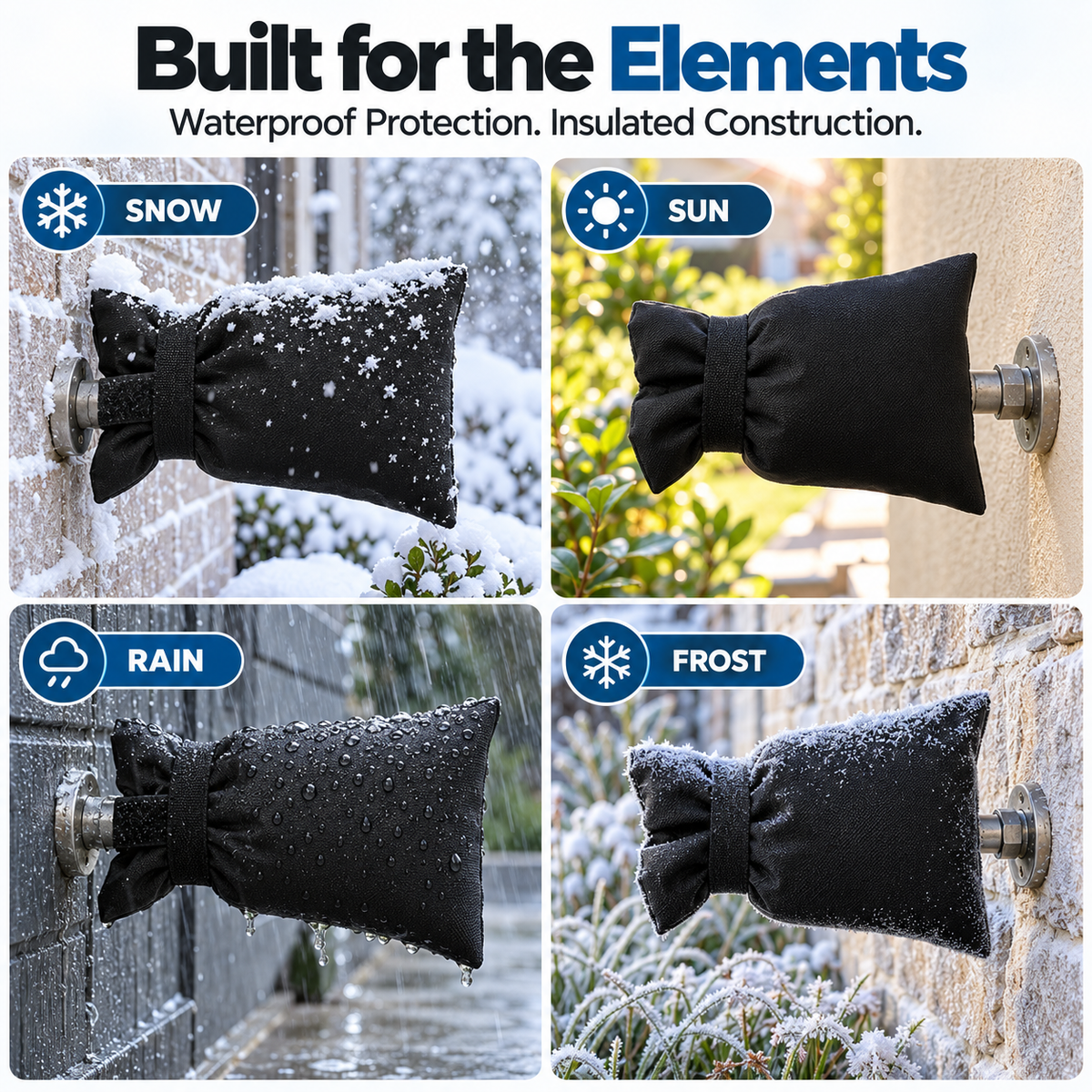 Frostcap faucet cover