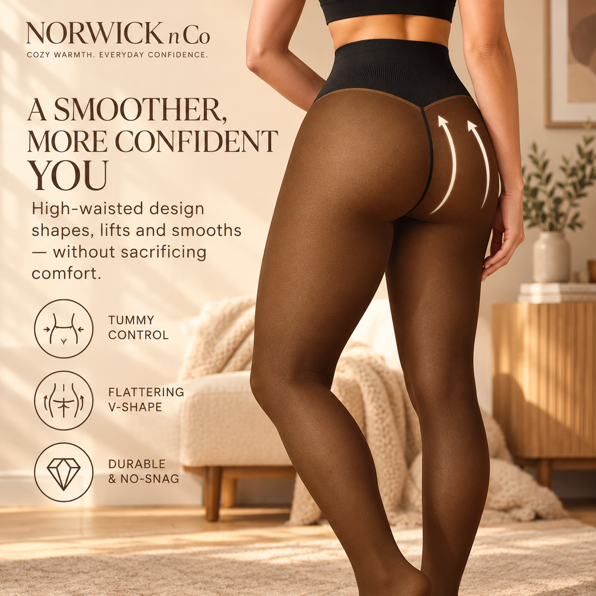 Sheerline Fleece Tights