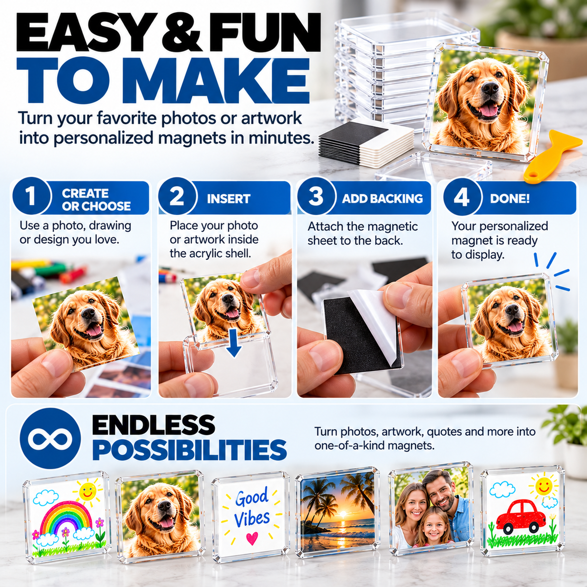 Fridgeworthy Magnet Kit