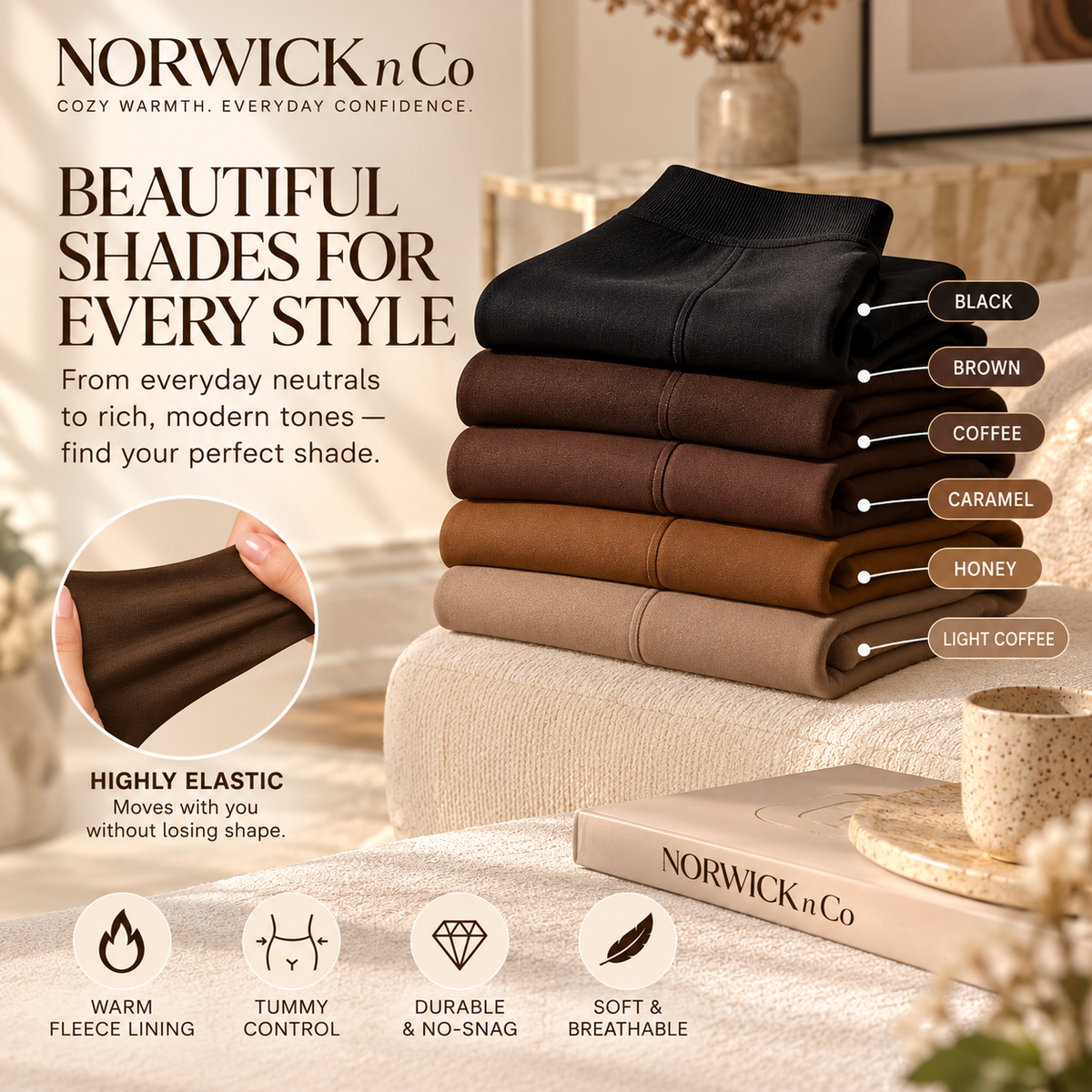 Sheerline Fleece Tights