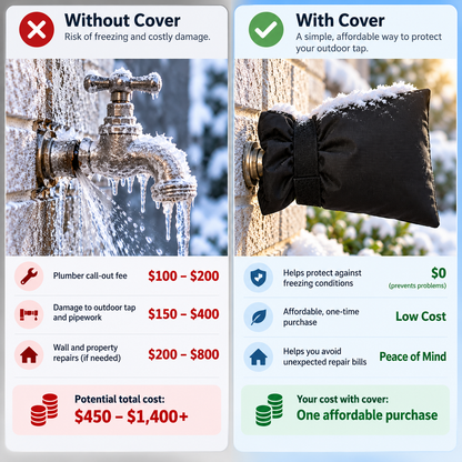 Frostcap faucet cover