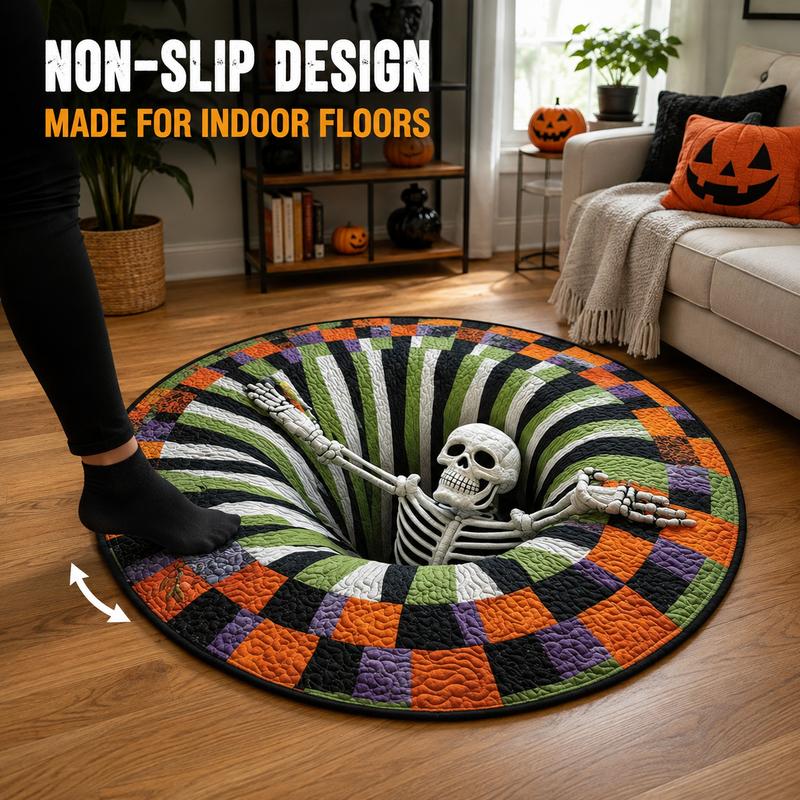 Halloween Vortex illusion Rug